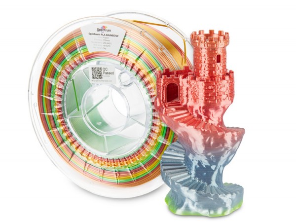 Filament Spectrum · PLA SILK Rainbow · FUSION · 1.75mm · 1kg