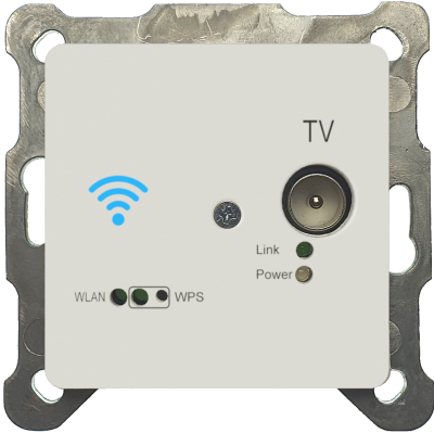 ALLNET Point-to-Point Coax 8 Port Master Chassis/Amplifier EOC 200 zbh. EOC G.hn WIFI flush-mounted box/pass-through box &quot;ALL-GHN108S-200-UP socket