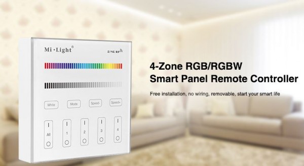 Synergy 21 LED remote smart panel RGB/RGBW 4 zones *Milight/Miboxer*