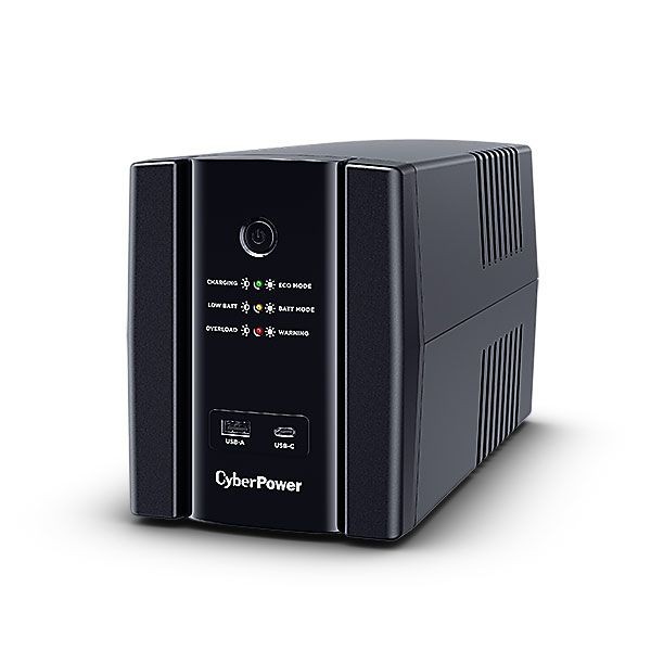 CyberPower USV, UT-Serie, 2200VA/1320W, Line-Interactive, USB, Ausgang: 4x Schutzkontakt Steckdosen, USB A+C Ladegerät