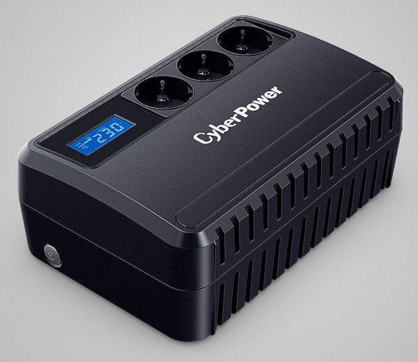 CyberPower USV, BU-Serie, 650VA/360W, Line-Interactive, USB, LCD,