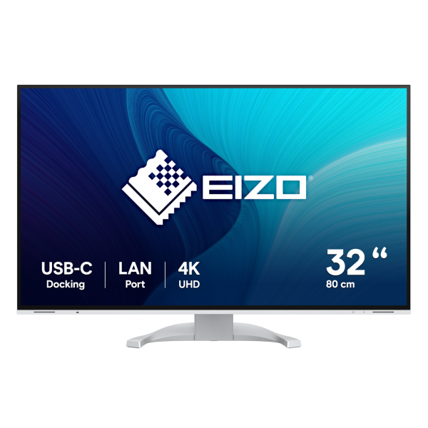 TFT 31,5&quot; EIZO FlexScan EcoView 4K UHD EV3240X-WT Monitor weiss, IPS-Panel
