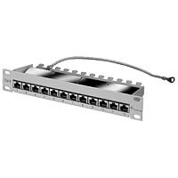 Telegärtner Patch Panel 12xRJ45 CAT6A 10" 1HE Telegärtner Patch Panel 12xRJ45 CAT6A 10" 1HE