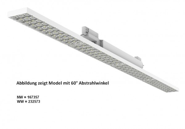 Synergy 21 LED track series for track VLE series 48W, 60°, nw, CRI&gt;90 W