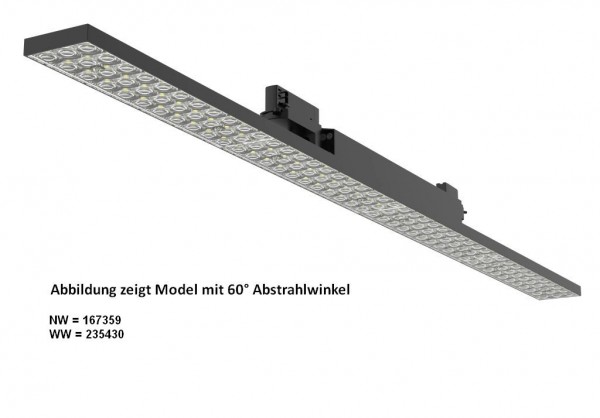 Synergy 21 LED Track-Serie für Stromschiene VLE-Serie 48W, 60°, ww, CRI&gt;90 B