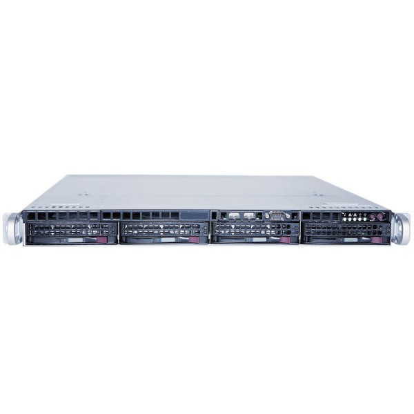 Hanwha Techwin IP-Cam Zbh. WAVE &amp; SSM Recording Server 1U-4BAY-Server-12TB-RAW