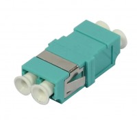 LWL-Kupplung, LC-Buchse/LC-Buchse, 50/125u Multimode OM3, aqua, duplex, PC, ohne Flansch, Synergy 21, LWL-Kupplung, LC-Buchse/LC-Buchse, 50/125u Multimode OM3, aqua, duplex, PC, ohne Flansch, Synergy 21,