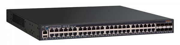 RUCKUS Networks switch full managed layer3 56 port • 16x 2.5 gbe • 32x 1 gbe • poe budget 740 w • 48x poe at • 8x sfp+ • 1 fan • 19" • icx7150-48zp-e
