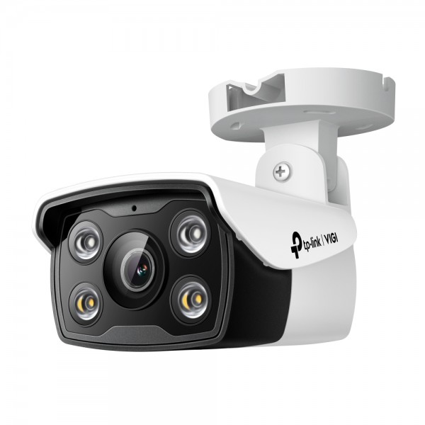 TP-Link - 4MP Outdoor Full-Color Bullet Network Camera - VIGI C340(2.8mm)