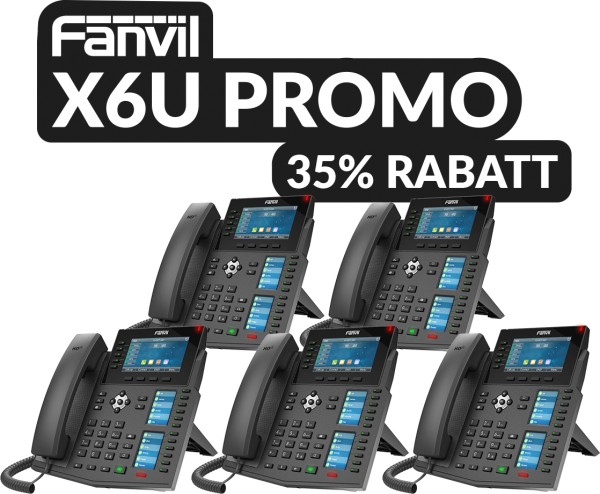 Fanvil X6U, High-end business phone with Gigabit **Promotion**