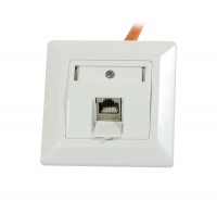 Preview: Dosen TP,AP(IP66),1-fach(Eckiger Außenrahmen),CAT6A, Keystone Slim-line mit Kabelklemme, Reinweiss, Synergy 21, Preview: Dosen TP,AP(IP66),1-fach(Eckiger Außenrahmen),CAT6A, Keystone Slim-line mit Kabelklemme, Reinweiss, Synergy 21,