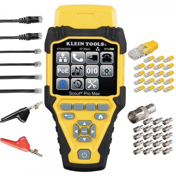 NetPeppers Netzwerkverkabelung-Tester, Scout® Pro Max Network Cable Tester With Remote Set - Image, KLEIN TOOLS, *Promo bis 20.12.2024