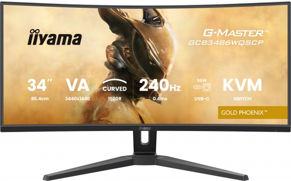 TFT 34,0&quot;/86,4cm Iiyama G-Master GCB3486WQSCP Gold Phoenix 21:9 curved