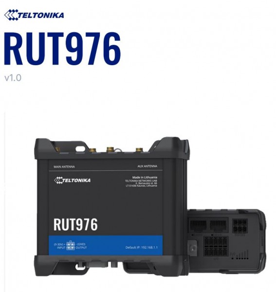 Teltonika · Router · RUT976 · Redcap 5G Router · eSIM