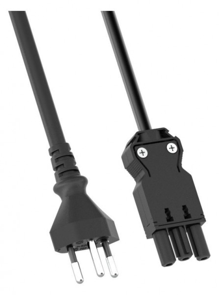 Bachmann Gerätezuleitung Schweizer Stecker(SEV 1011 T12 (Type)-> GST18, 1,5m