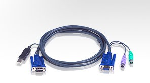 Aten Verbindungskabel HDB15(St/Bu),2xPS/2(St),1xUSB(St), 1,8