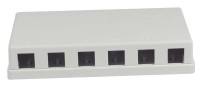 Keystone, Modulträger, Patchpanel für  6x TP-Modul, Aufputz,  weiss(ABS), Synergy 21, Keystone, Modulträger, Patchpanel für  6x TP-Modul, Aufputz,  weiss(ABS), Synergy 21,
