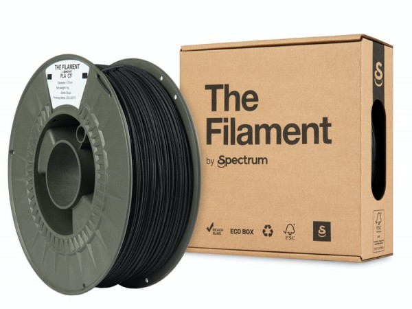 The Filament · PLA CF · BLACK · 1.75mm · 1kg