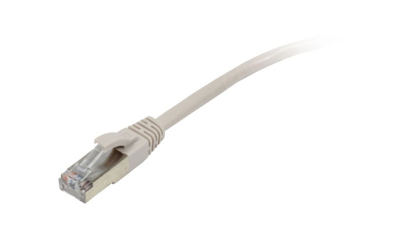 Patchkabel RJ45, CAT5e 100Mhz, 0.5m grau, S-FTP(SF/UTP), Synergy 21,