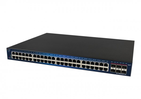 ALLNET Switch smart managed Layer2 54 Port • 48x Port 1 GbE • 6x SFP+ • 19&quot;• ALL-SG8454M-10G
