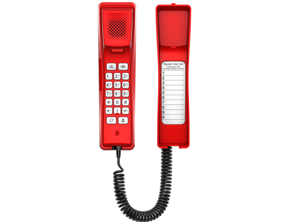 Fanvil H2U-R, Compact IP Phone (Red) / SIP / POE