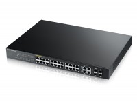 Zyxel Switch smart managed Layer2 28 Port • 24x 1 GbE • PoE Budget 375 Watt • 24x PoE at • 4x 1 Gb Combo... Zyxel Switch smart managed Layer2 28 Port • 24x 1 GbE • PoE Budget 375 Watt • 24x PoE at • 4x 1 Gb Combo • 19" • NebulaFlex • GS1920-24HPV2