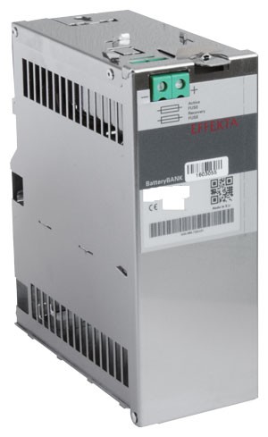 Effekta USV, AC/DC, 48V(2x24V), zbh. Akkupack für HutSchienenmontage(DIN-Rail), DCB 48/3,2