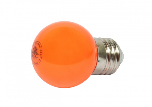 Synergy 21 LED Retrofit E27 mini globe G45 orange 1 Watt for light chain