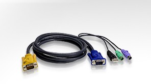 Aten Verbindungskabel SPHD, 1,8m, USB + PS/2