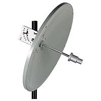 ALLNET Wireless LAN Antenna 5.8GHz 24dBi Solid Parabol Dish,