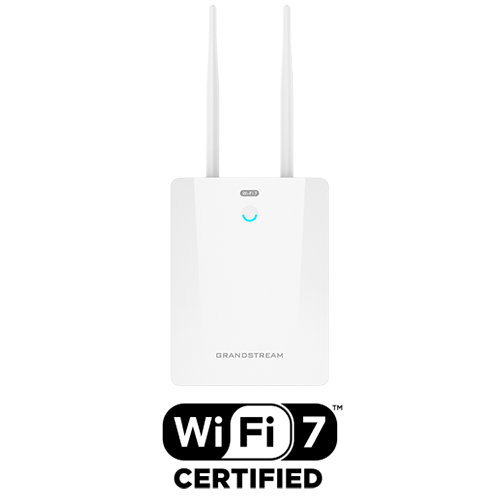Grandstream GWN7670LR ist ein Wi- Fi 7-Access Point/Bridge mit großer Reichweite und Dualband-Technologie
