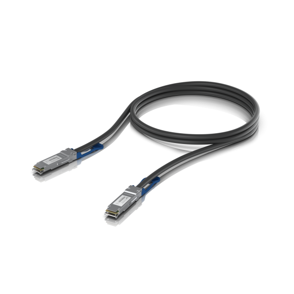 Ubiquiti UniFi Direct Attach Copper Cable (DAC) • 100Gbps • 1m • QSFP28 • UACC-DAC-QSFP28-1M