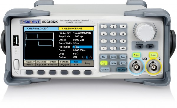 Siglent SDG6032X Funktionsgenerator / Der SDG6032X Funktionsgenerator besitzt eine Bandbreite von 350 MHz, sowie 2 Kanäle.