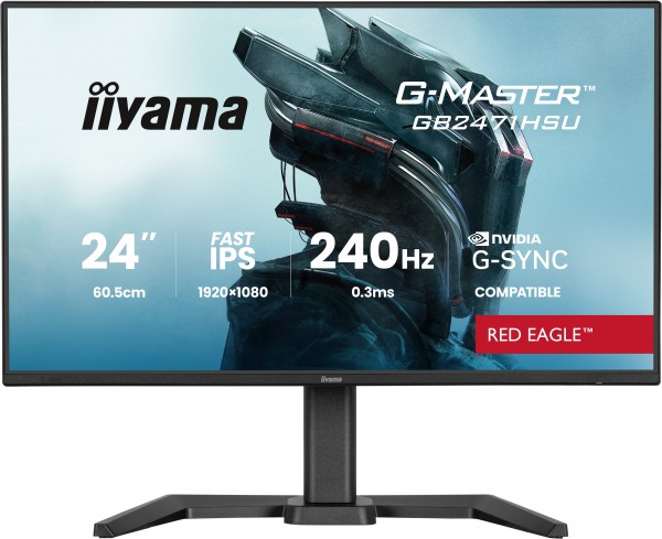 TFT 23,8&quot;/60,5cm iiyama G-Master GB2471HSU Red Eagle *schwarz* 16:9