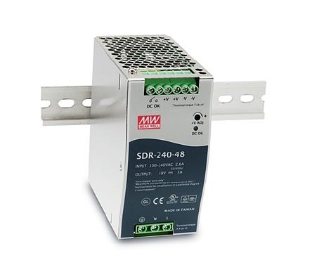 Mean Well power supply - 48V 240W DIN rail