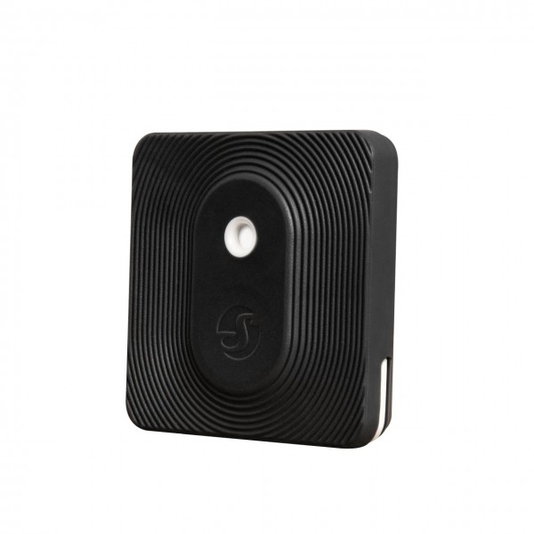 Shelly · Plug &amp; Play · "Blu H&amp;T Black" · Temperatur- &amp; Feuchtigkeitssensor · Bluetooth · Batterie · Schwarz