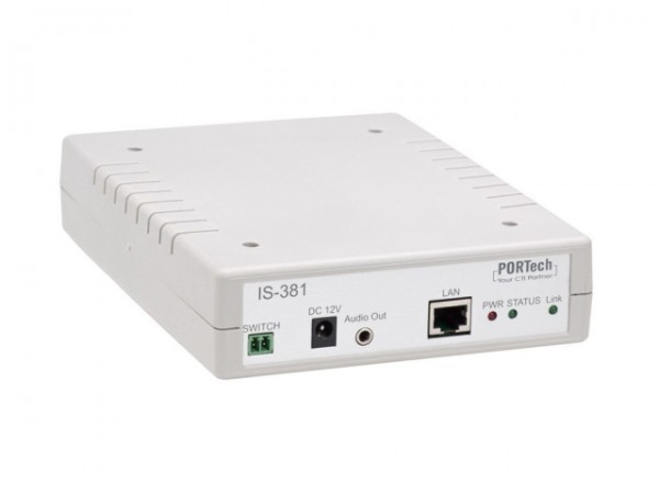 Portech VoIP SIP IP Gateway IS-381 1 Port IP Gateway 1x 3,5m