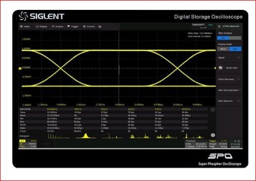Siglent SDS6000L-EJ Freischaltlizenz / SDS6000L-EJ ist eine Freischaltlizenz für die Augendiagramm- und Jitteranalyse-Software