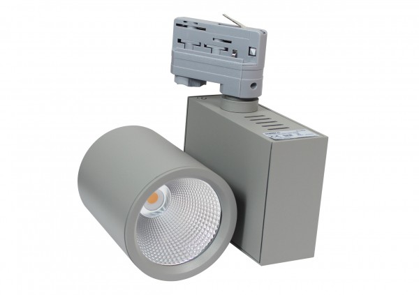 Synergy 21 LED track series for track VLA series 30W, 45°, ww, CRI>97 gray