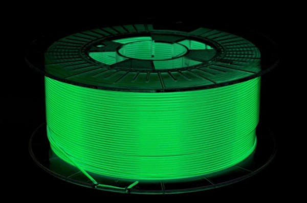 Spectrum 3D Filament / PLA Glow in the Dark / 1,75mm / gelb-grün / 1kg