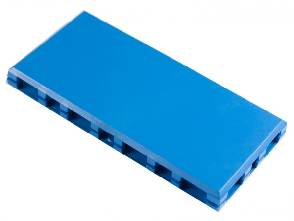 ALLNET Brick’R’knowledge Kunststoffschale 4x2 blau oben und unten