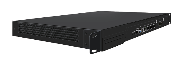 ALLNET Network Appliance/Server 19" Intel® N150 1HU - Barebone 4x 2.5GBit LAN 2x SFP+
