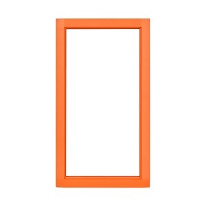 2N EntryCom Saftey zbh. Metall-Rahmen (orange)