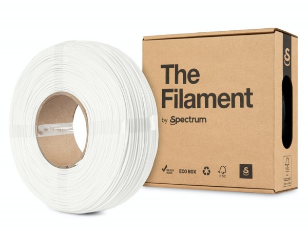 The Filament · ReFill PLA · TRAFFIC WHITE · 1.75mm · 1kg