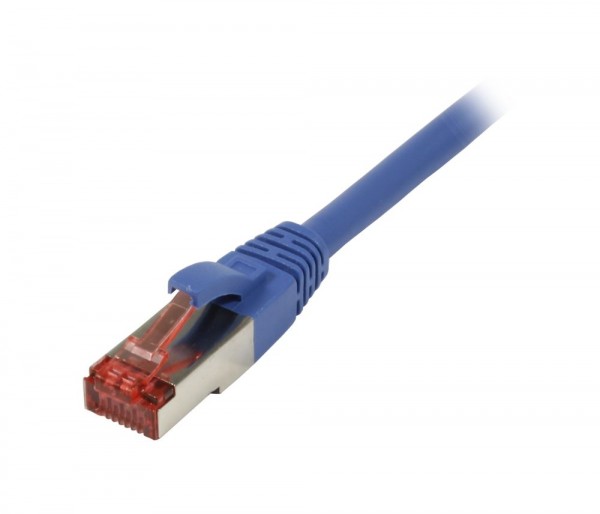 Patchkabel RJ45, CAT6 250Mhz, 20m blau, S-STP(S/FTP), LSZH, Synergy 21,