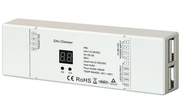 Synergy 21 LED control unit EOS 07 DALI DT8 Dimmer 4-channel