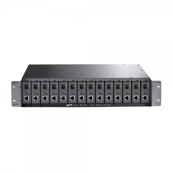 TP-Link - FC1420- 14-Slot-Rackmountgehäuse für Medienkonverter