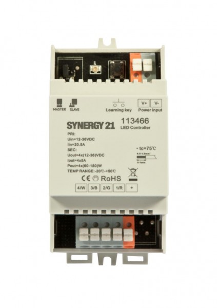 Synergy 21 LED Controller EOS 05 4-channel controller + top-hat rail