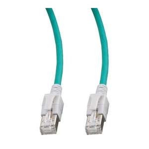 Patchkabel RJ45, VC LED, CAT6A 500Mhz, 1,0m, grün, LED in den Steckern!
