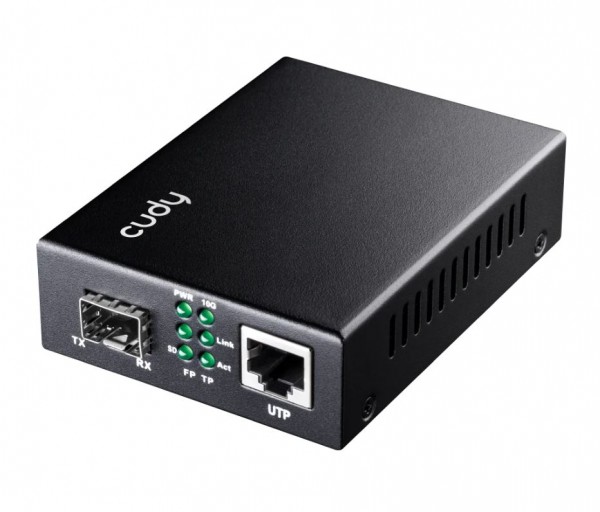 Cudy 10/100/1000M Gigabit PoE+ Media Converter, MC220P